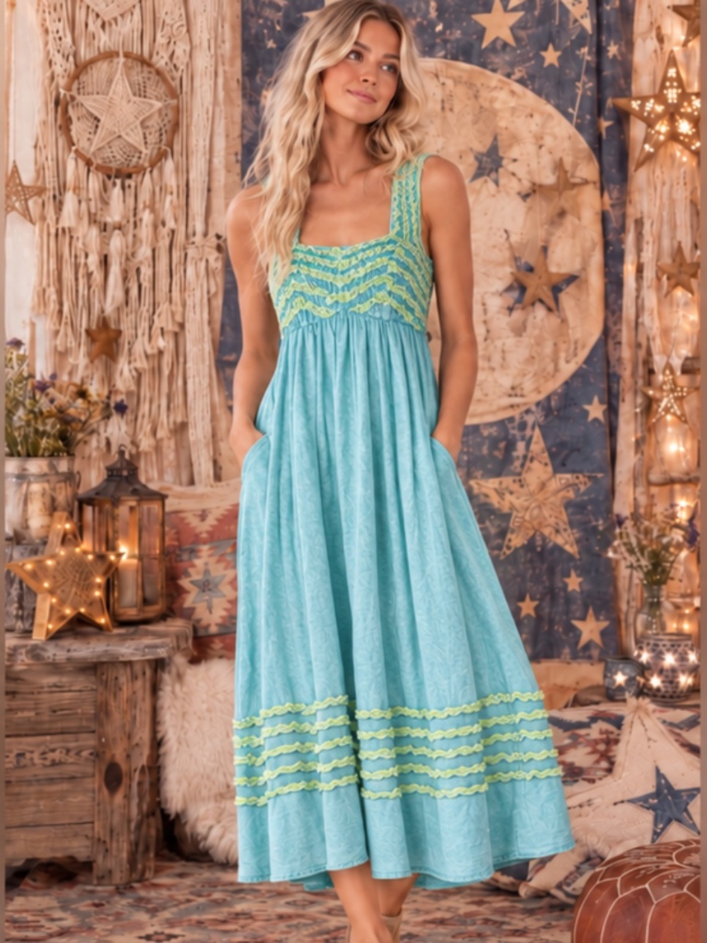 ❤️ OLI AND HALI “ DEE ” OLI & HALI DRESS WITH BUST DETAIL AND TIE BACK